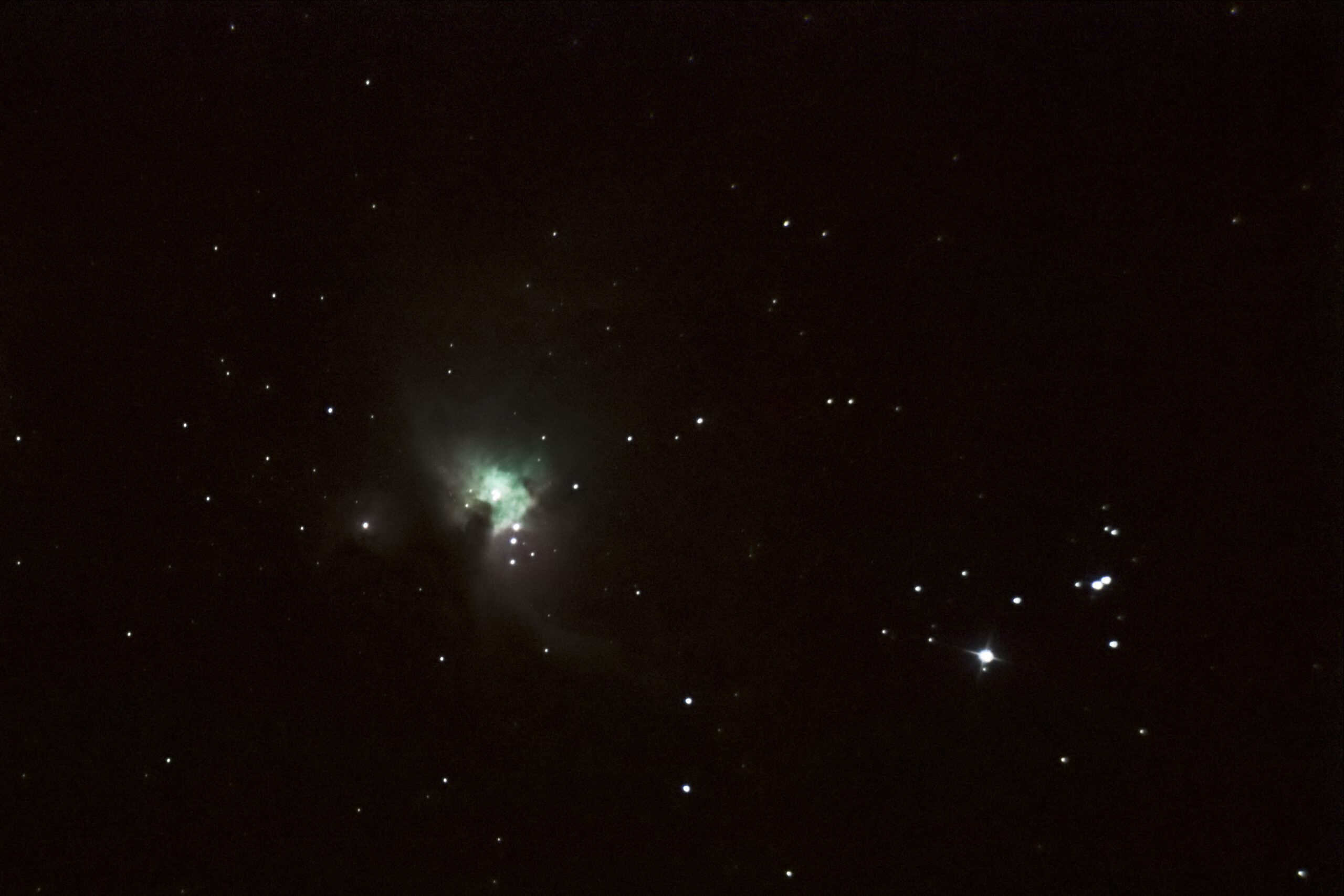 M42 Orion nebula and M45 Plejades