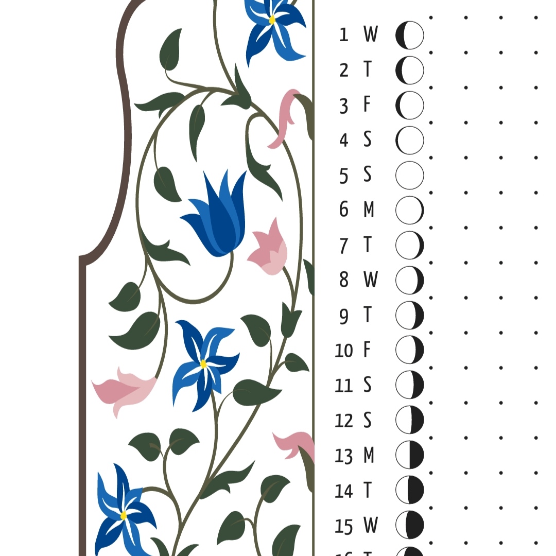 Free February Moon Tracker