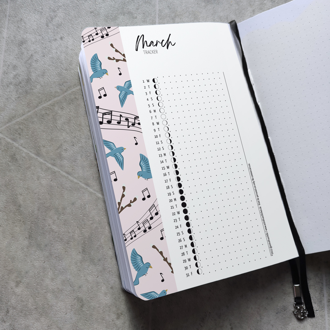 Free March Moon Tracker