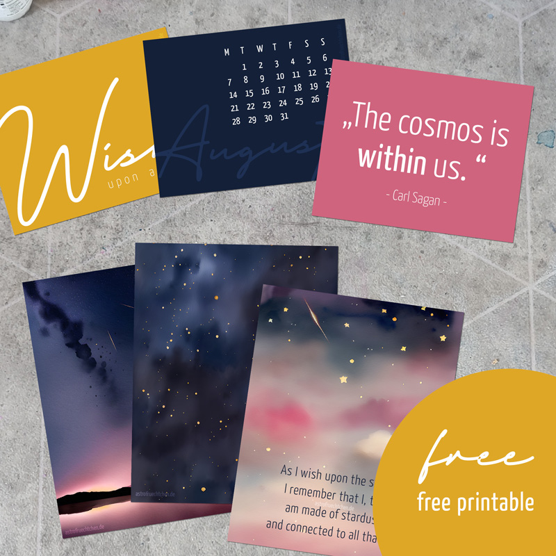 Free August journaling kit