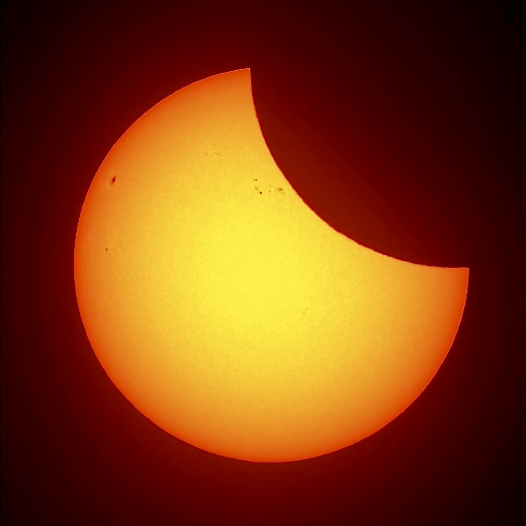 Partial Solar Eclipse 2025 in Wilhelmshaven
